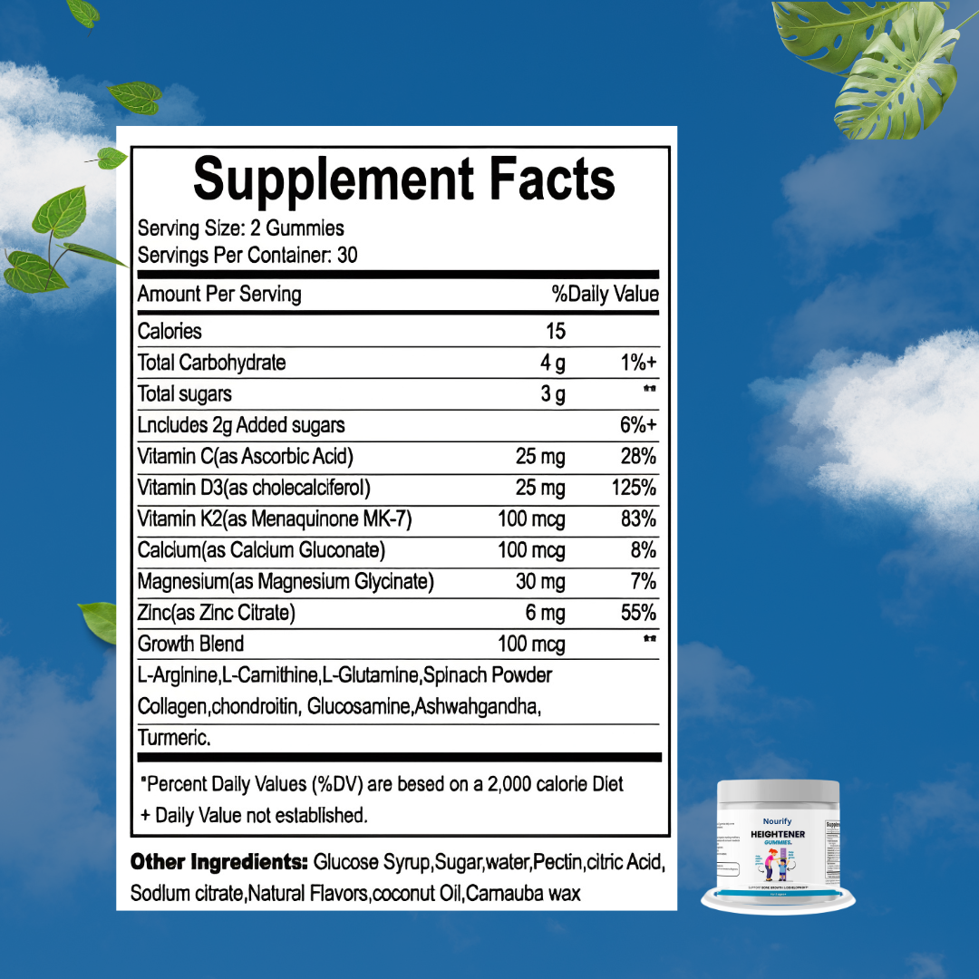Nourify Heightener Gummies